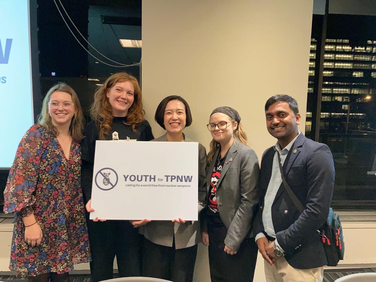 Youth for Treaty for Prevention of Nuclear War, group photo